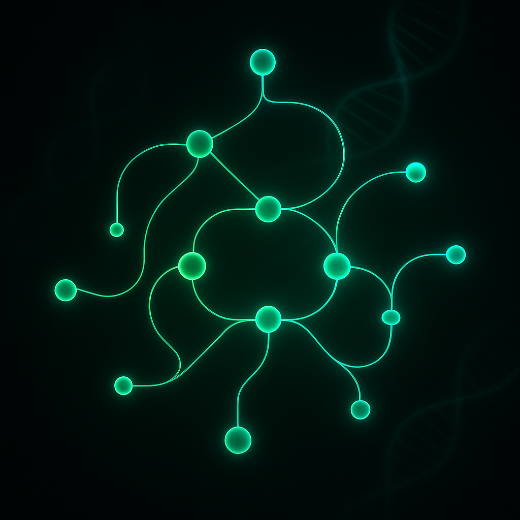 BRANCH — a map of the genome where two versions of the same stretch run side by side instead of being merged into one.
